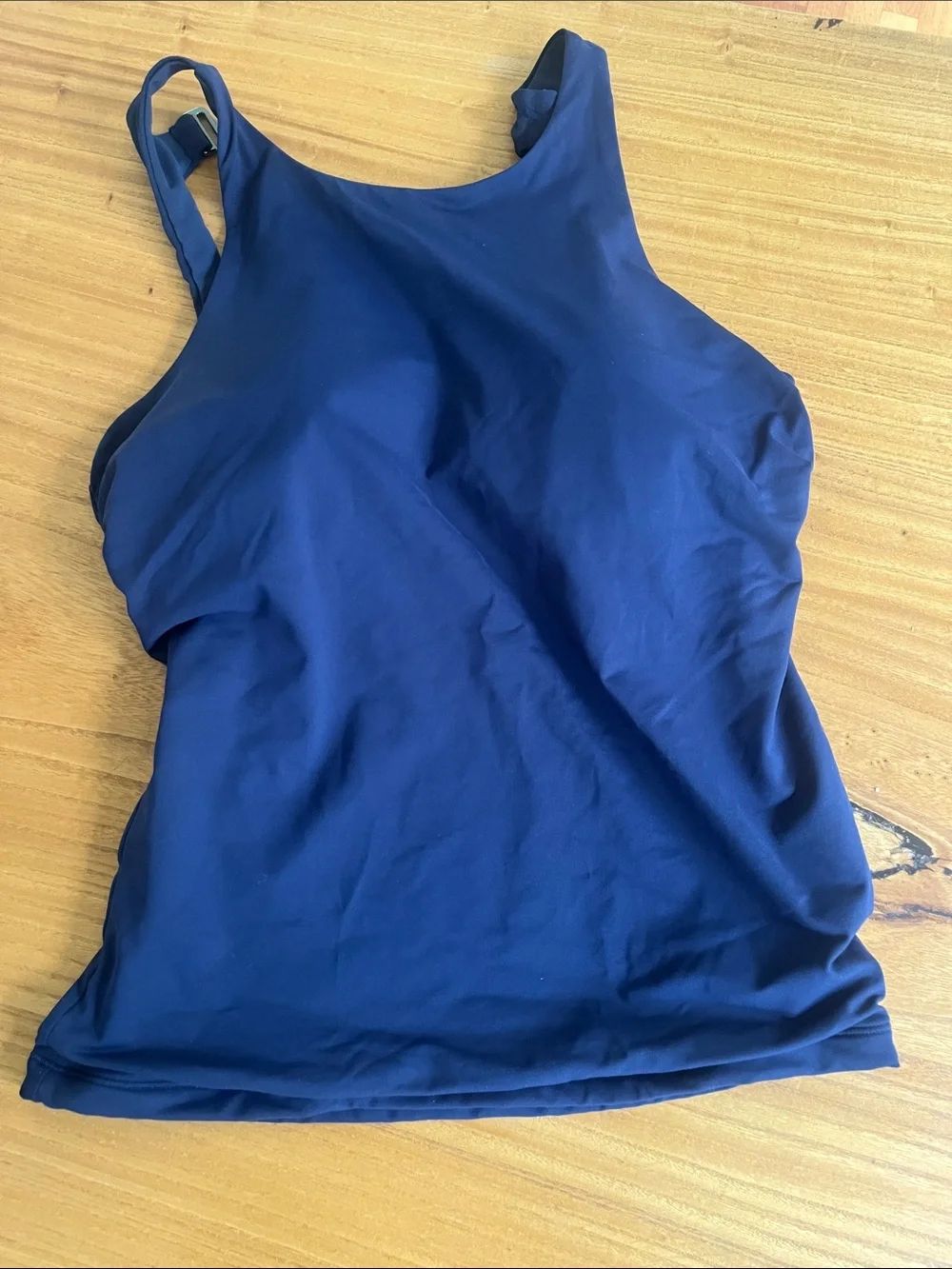 Athleta Maldives Bra Cup 34 D/DD Tankini Top Navy